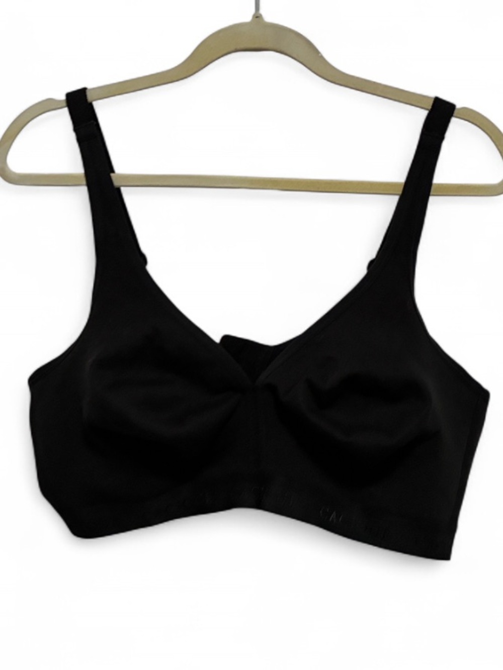 Cacique Black Unlined Full Coverage No Wire Comfort Bra